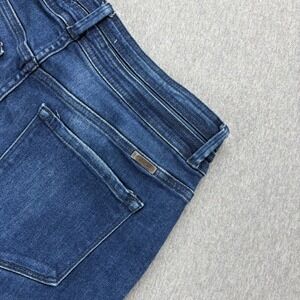 Kancan Holly Jeans Womens 11/29 WIDE LEG FLARE JEANS HIGH WAIST DARK WASH DENIM